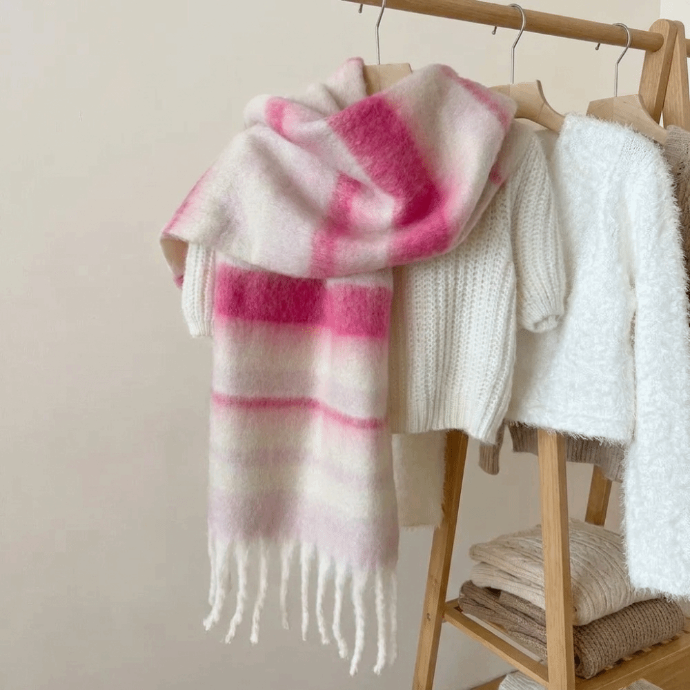 Écharpe élégante en laine moha - Wool Scarf Men avis et prix