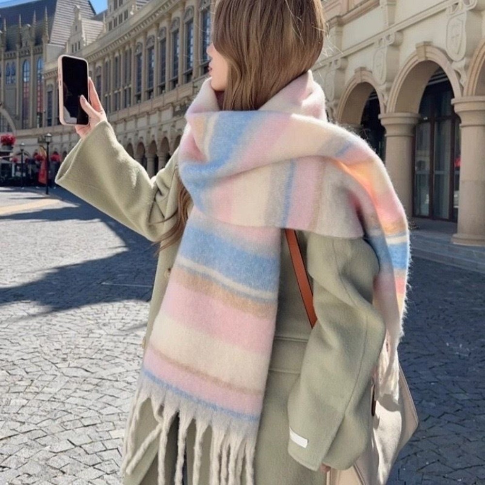 Écharpe élégante en laine moha - Wool Scarf Men avis et prix